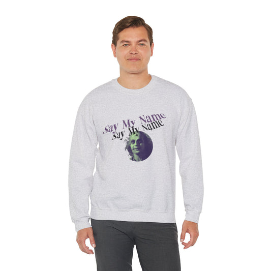 Beetlejuice Inspired Sweatshirt Unisex Crewneck Sweatshirt, Mens Halloween, funny graphic shirts