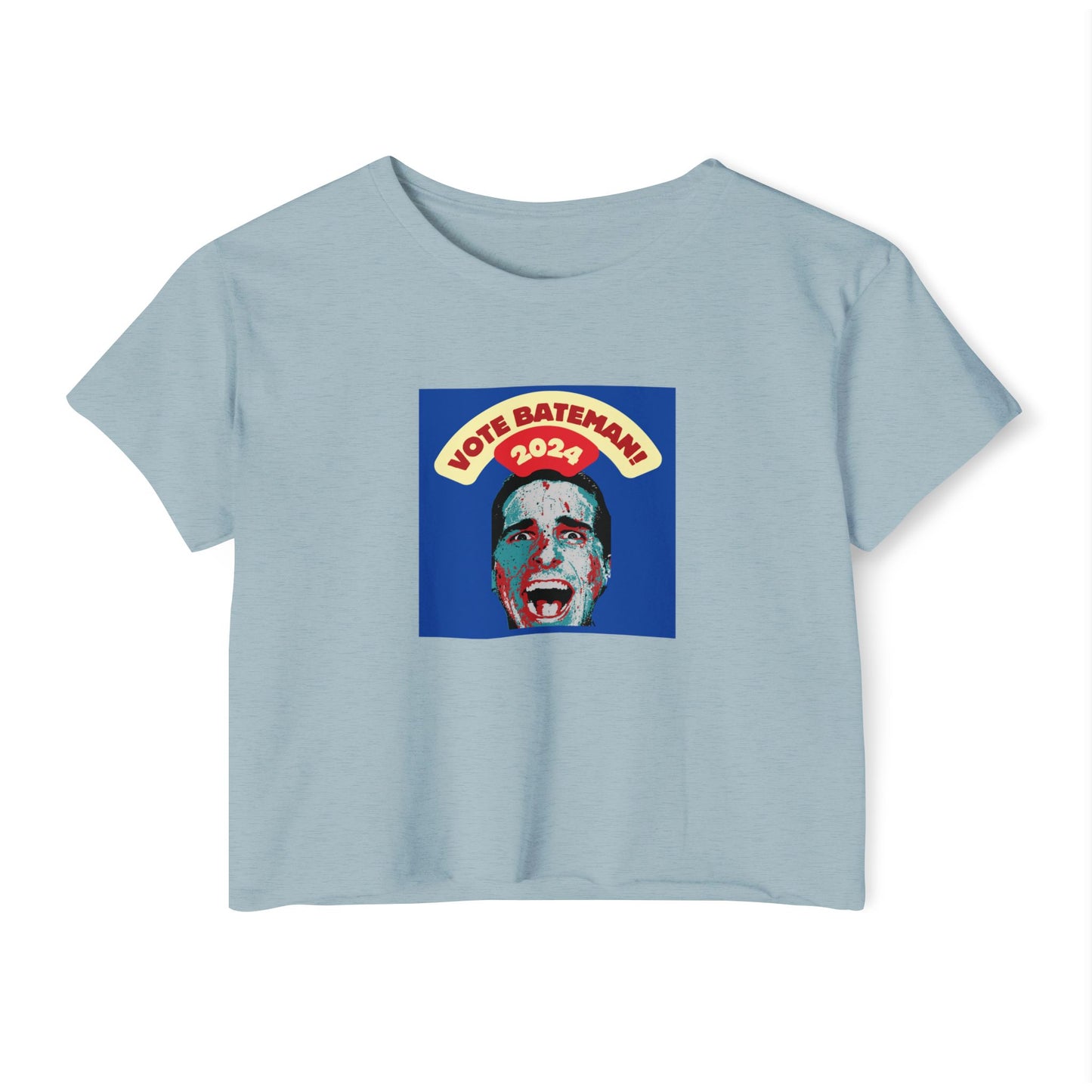 American Psycho President 2024 Humor Baby Tee Women's y2k Crop Top