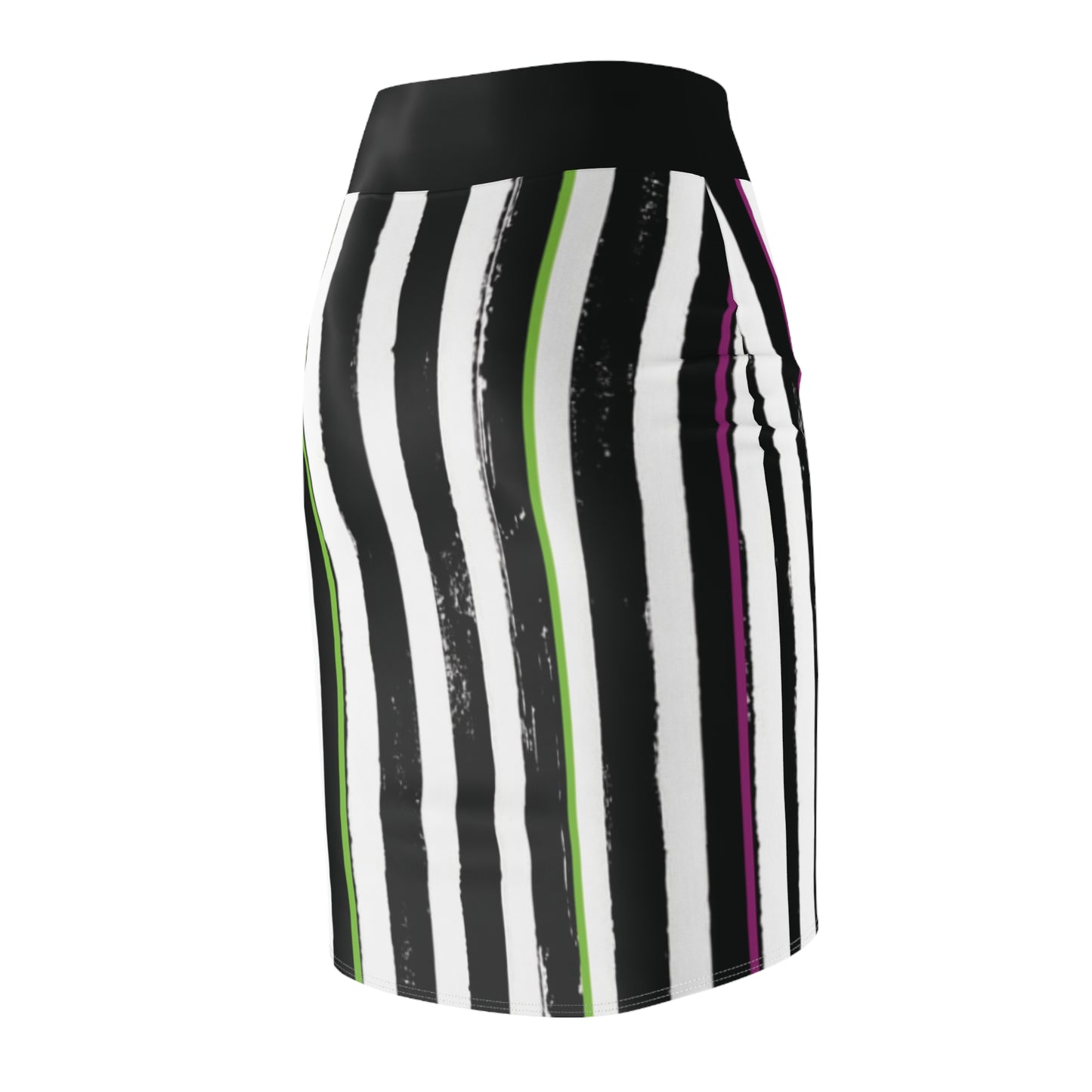 Beetlejuice Inspired Women's Pencil Skirt, Halloween Costume skirt