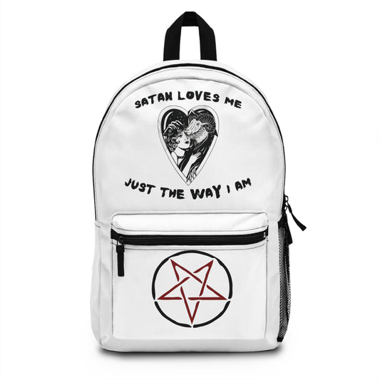 Satan Loves Me Backpack, Occult Theme Pack, Halloween