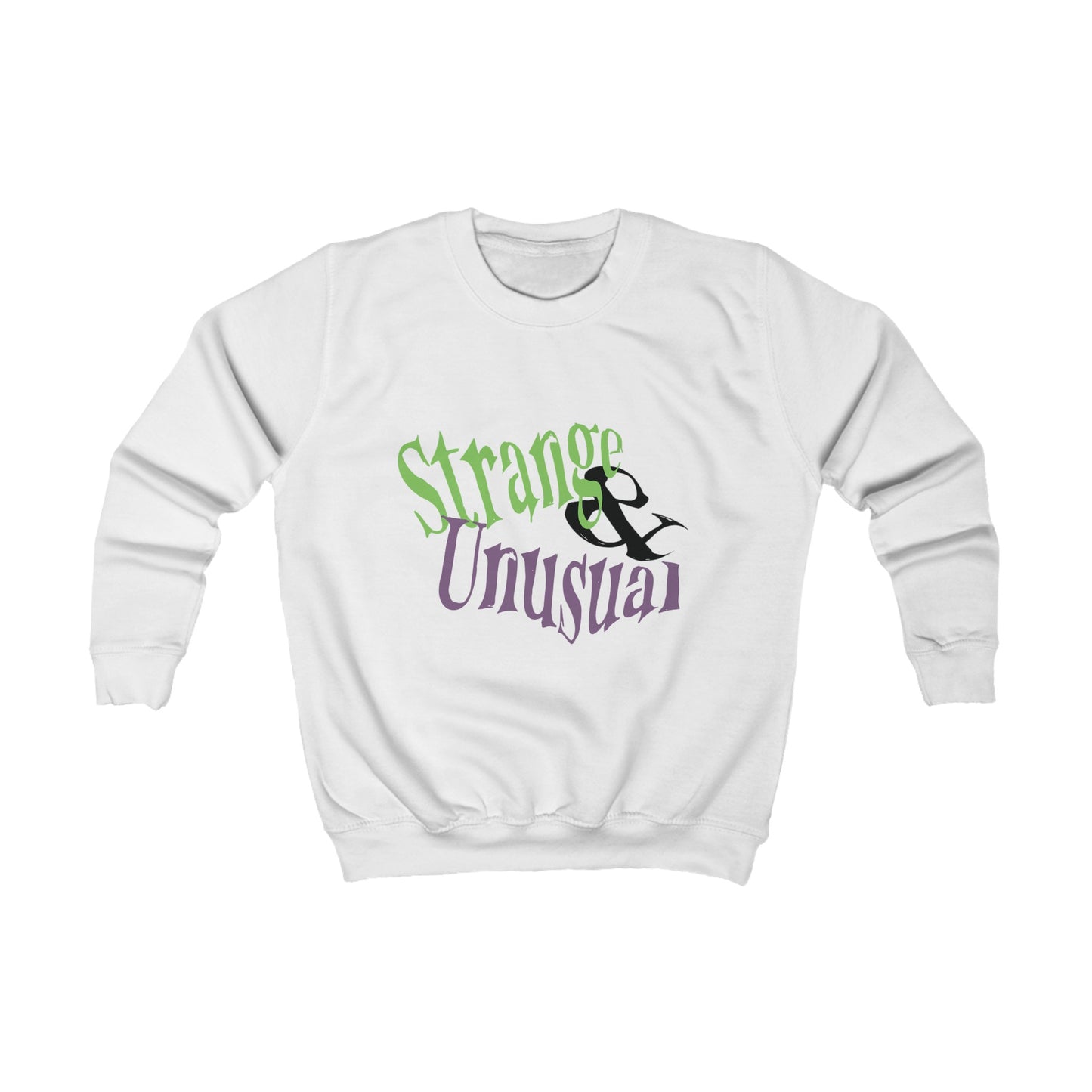 Beetlejuice Strange & Unusual Minimalist Kids Sweatshirt