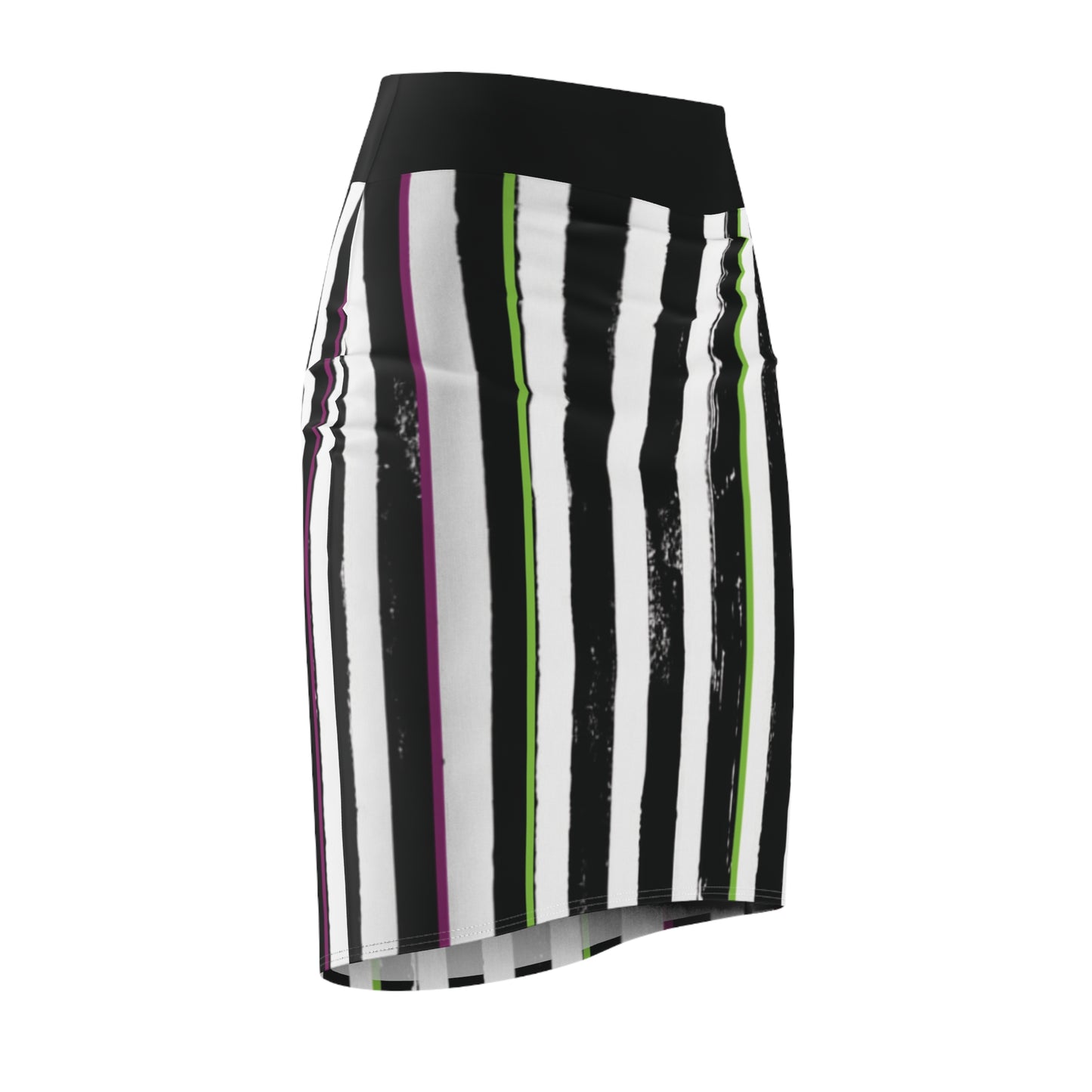 Beetlejuice Inspired Women's Pencil Skirt, Halloween Costume skirt